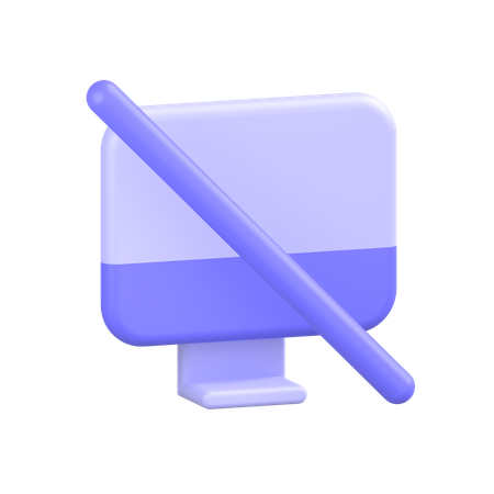 Blockanzeige  3D Icon