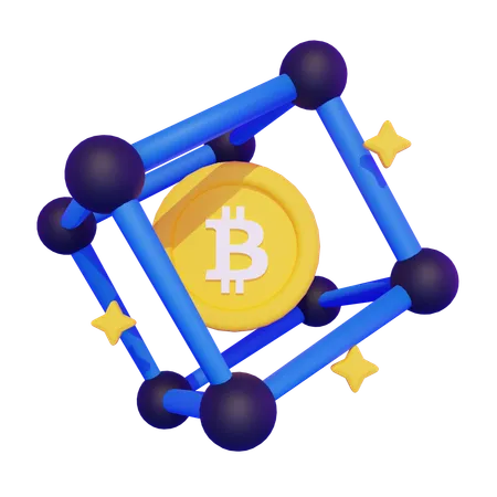 Blockchain  3D Icon