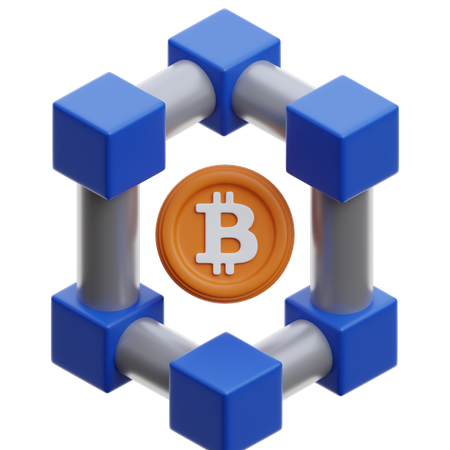 Blockchain  3D Icon