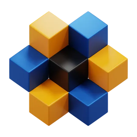 BLOCKCHAIN  3D Icon