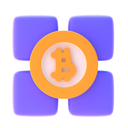 Blockchain  3D Icon