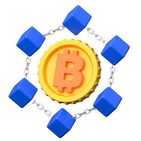 Blockchain  3D Icon