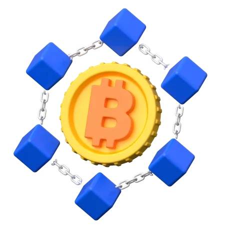 Blockchain  3D Icon