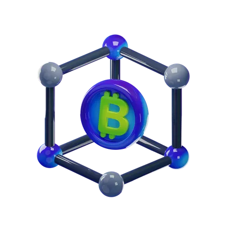 Blockchain  3D Icon