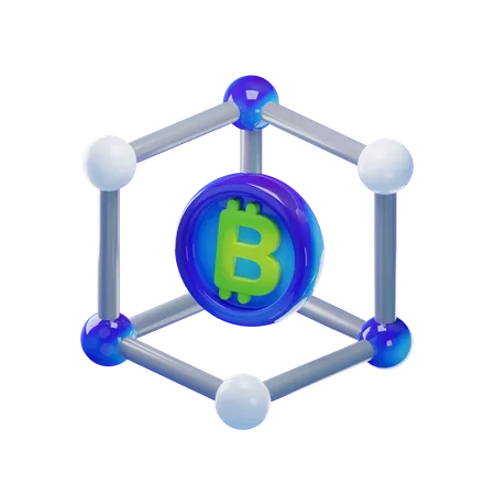 Blockchain  3D Icon