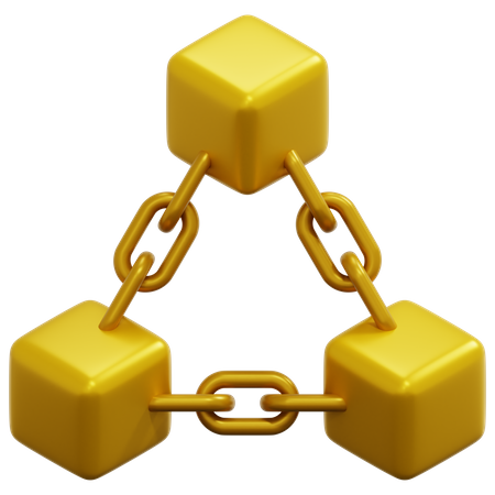 Blockchain  3D Icon