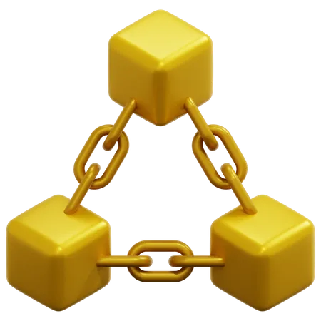 Blockchain  3D Icon