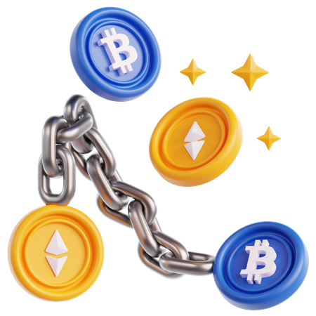 Blockchain  3D Icon