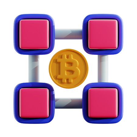 Blockchain  3D Icon