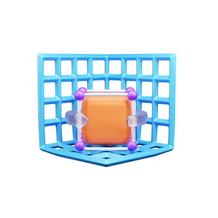 Blockchain  3D Icon