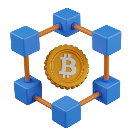 Blockchain  3D Icon