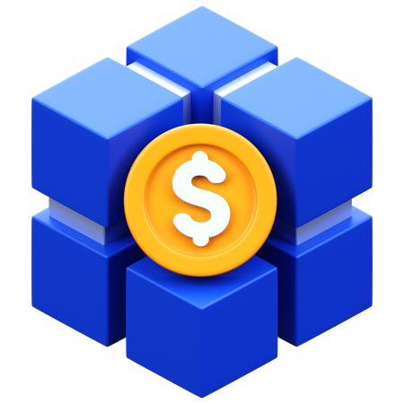 Blockchain  3D Icon