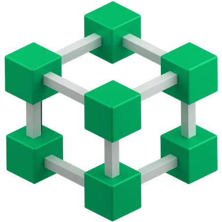 Blockchain  3D Icon