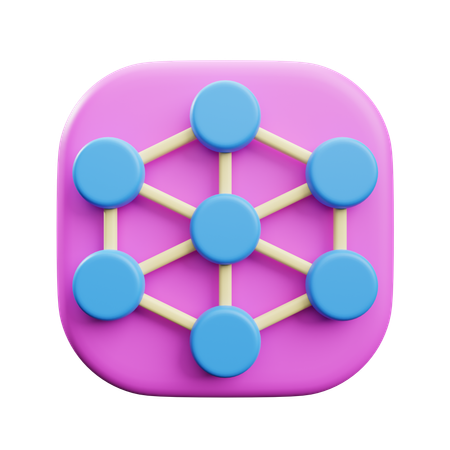 Blockchain  3D Icon