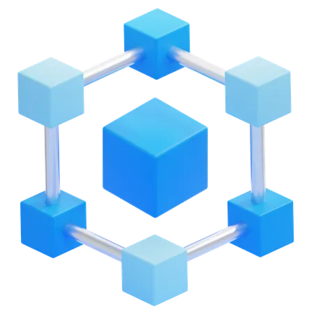 Blockchain  3D Icon