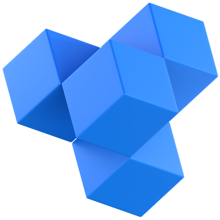 Blockchain  3D Icon