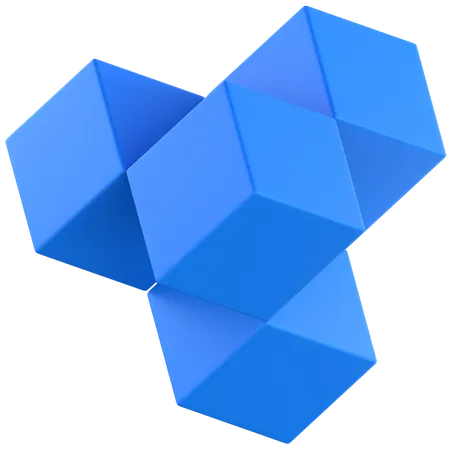Blockchain  3D Icon
