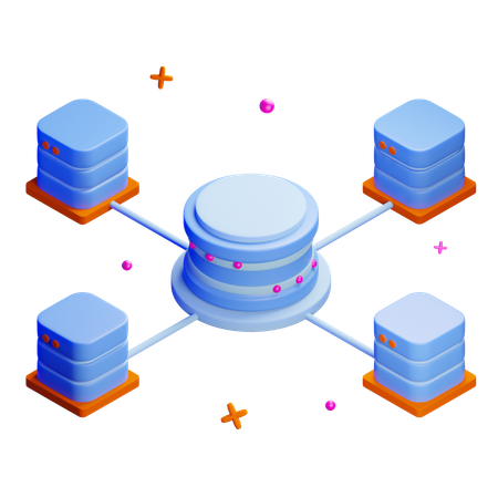 Blockchain  3D Icon