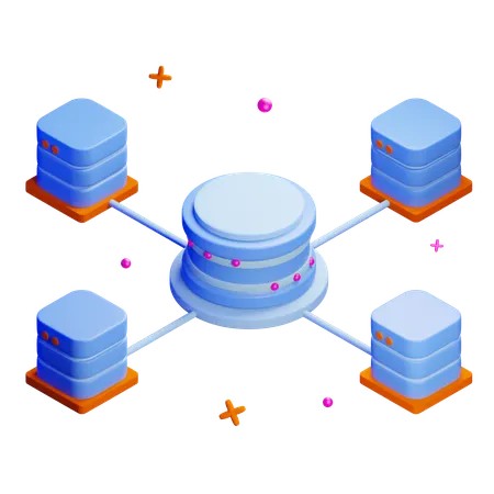 Blockchain  3D Icon