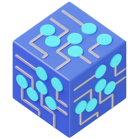 Blockchain  3D Icon