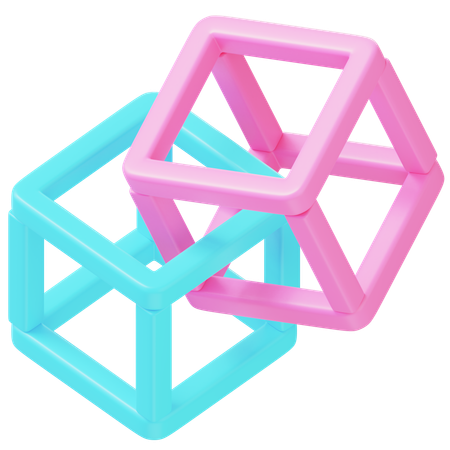 Blockchain  3D Icon