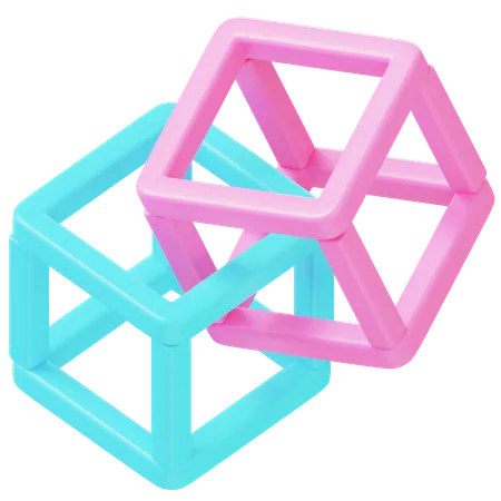 Blockchain  3D Icon