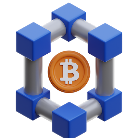 Blockchain  3D Icon