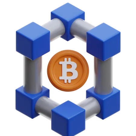 Blockchain  3D Icon