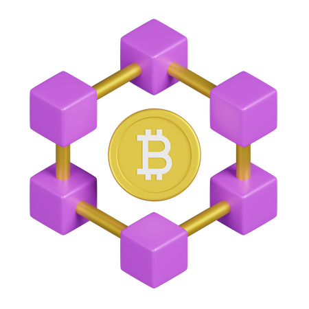 Blockchain  3D Icon