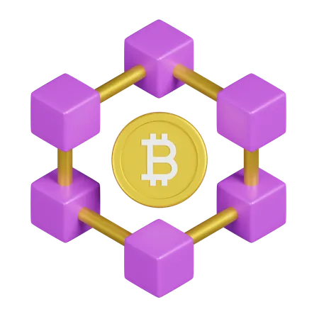 Blockchain  3D Icon
