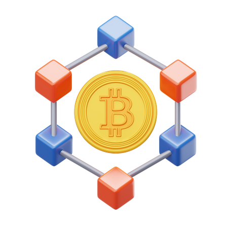 Blockchain  3D Icon