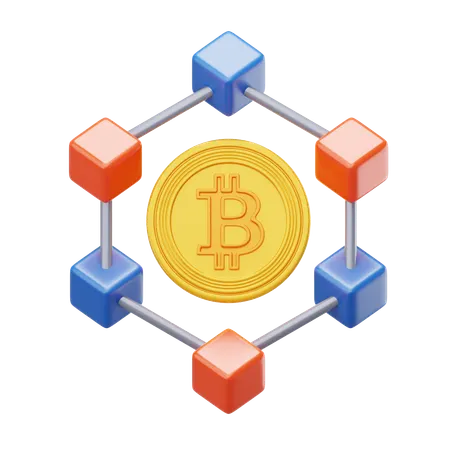 Blockchain  3D Icon