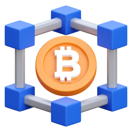 Blockchain  3D Icon
