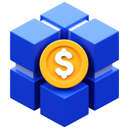 Blockchain  3D Icon