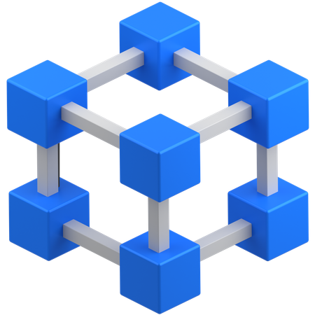 Blockchain  3D Icon