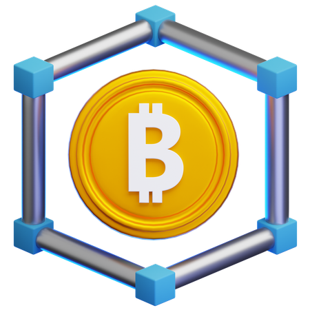 Blockchain  3D Icon