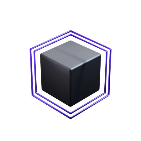 Blockchain  3D Icon