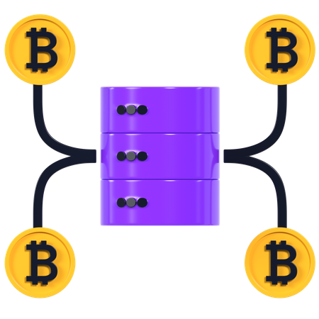 Blockchain  3D Icon