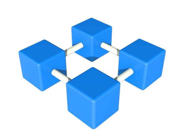 Blockchain  3D Icon