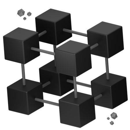 Blockchain  3D Icon