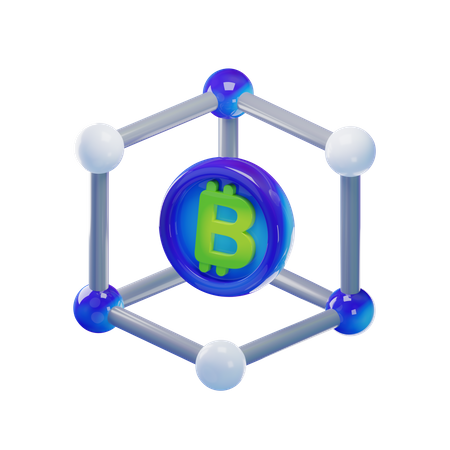 Blockchain  3D Icon