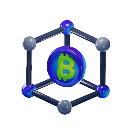 Blockchain  3D Icon