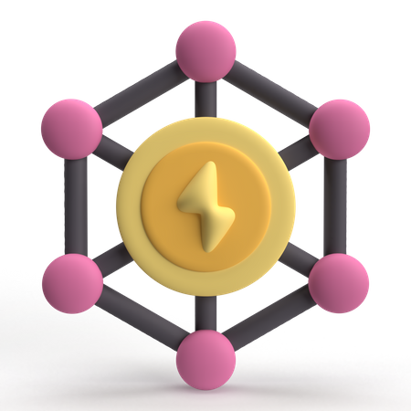 Blockchain  3D Icon