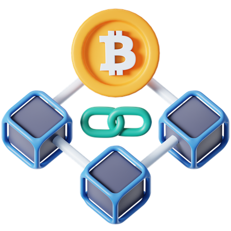 Blockchain  3D Icon
