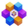 blockchain emoji 3d