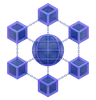Blockchain Network Icon