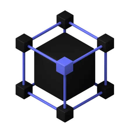 Nœud blockchain  3D Icon