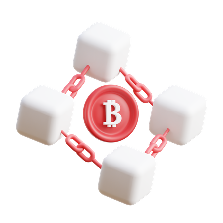 Blockchain Technology  3D Icon