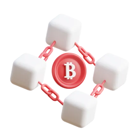 Blockchain Technology  3D Icon