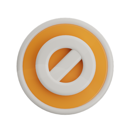 Blocked  3D Icon